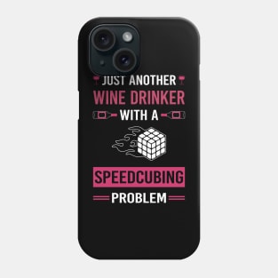 Wine Drinker Speedcubing Speedcube Speedcuber Speed Cubing Phone Case