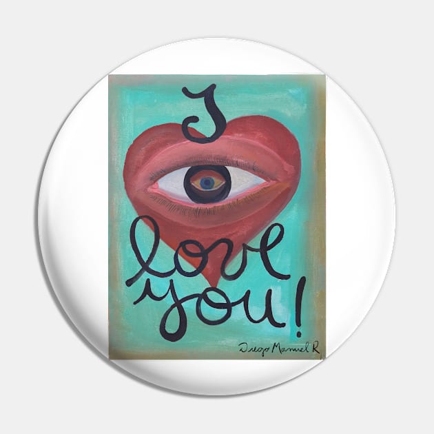 I love you Pin by diegomanuel