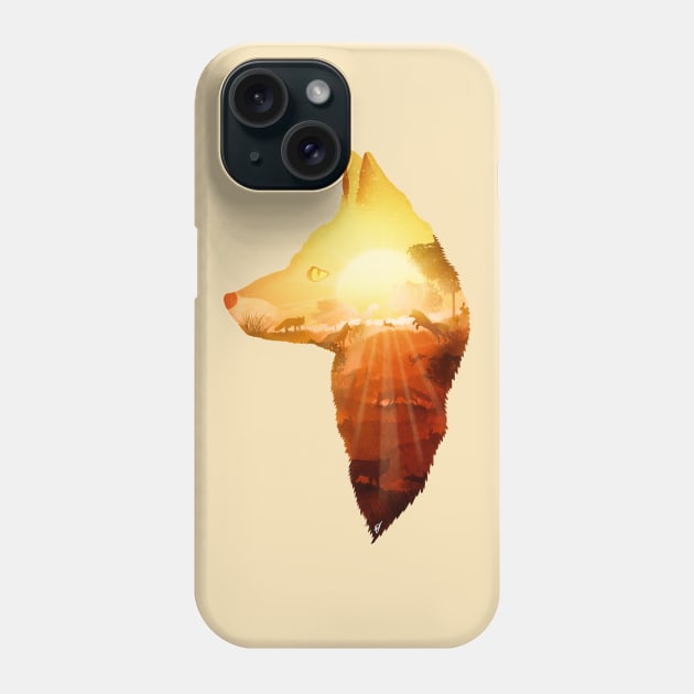 Playing at Sunset Phone Case by DVerissimo