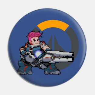 Overwatch - 16-Bit Zarya W/ Logo Pin