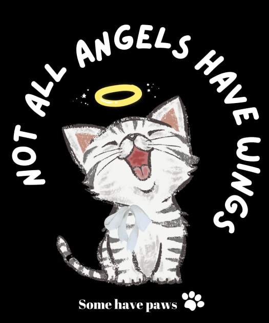 Not all Angels have wings Kids T-Shirt by BlueMagpie_Art