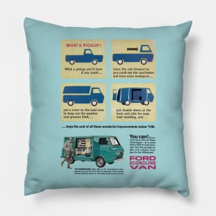 FORD ECONOLINE VAN - advert Pillow