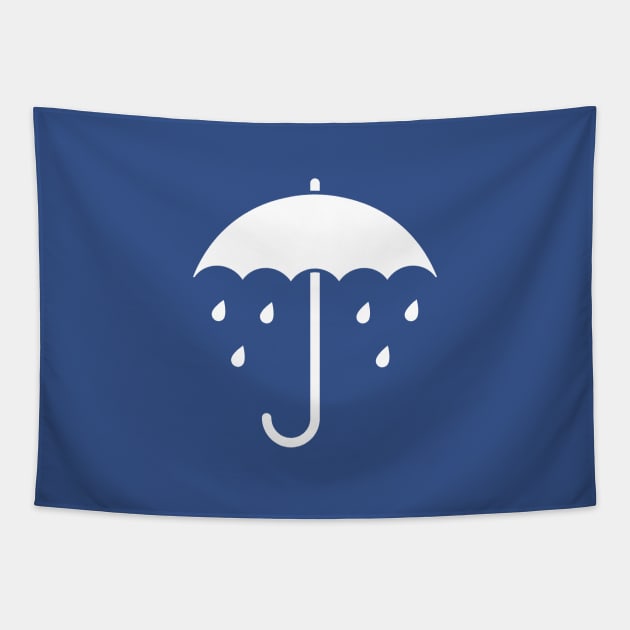 Sad Umbrella Tapestry by danyadolotov