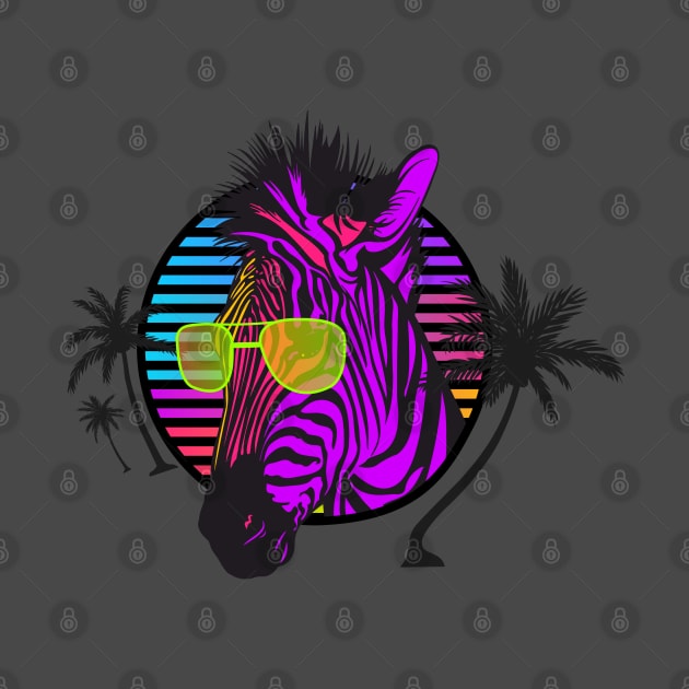 80s zebra by ElectricPeacock