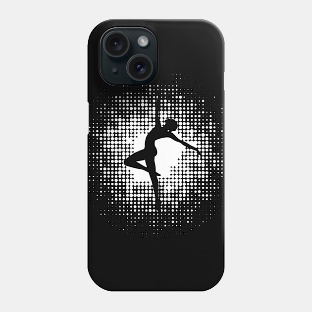 Dance design | Silhouette of dancer Phone Case by melenmaria