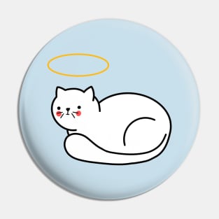 Angel kitty Pin