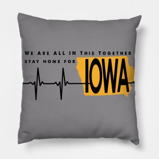 Stay Home For  Iowa Pillow