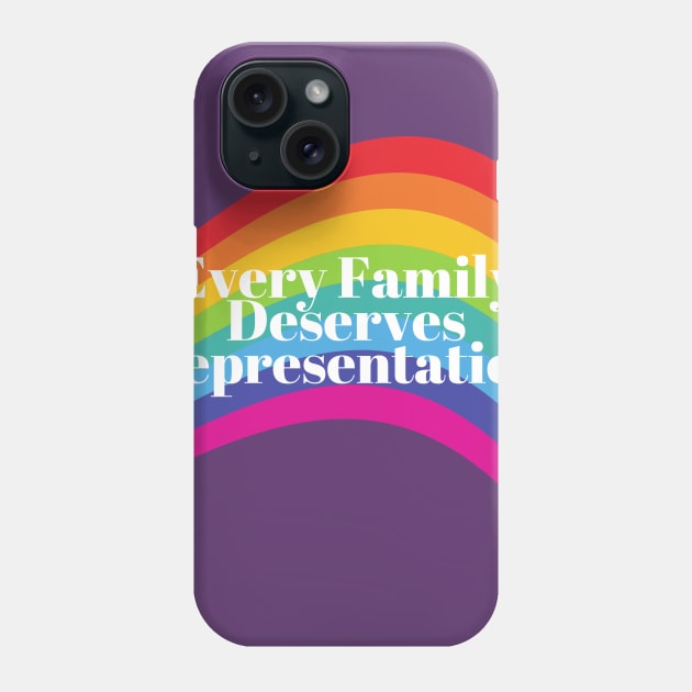 Every Family Deserves Representation Phone Case by Georgia Family Law Project