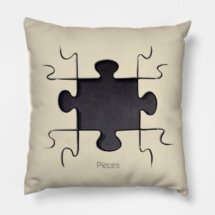 Missing Piece (large) Pillow