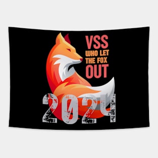 who let the fox out V2 Tapestry