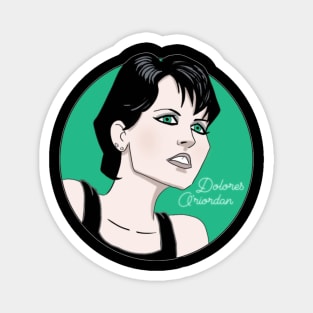 Dolores O'Riordan Tribute Art Magnet