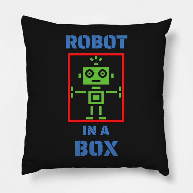 Robot in a Box Pillow by Rusty-Gate98