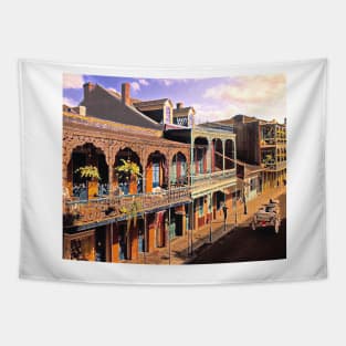 New Orleans Louisiana French Quarter Art Tapestry