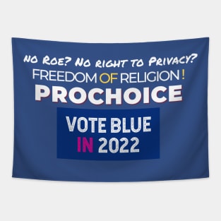 Pro Choice & Freedom of Religion Tapestry