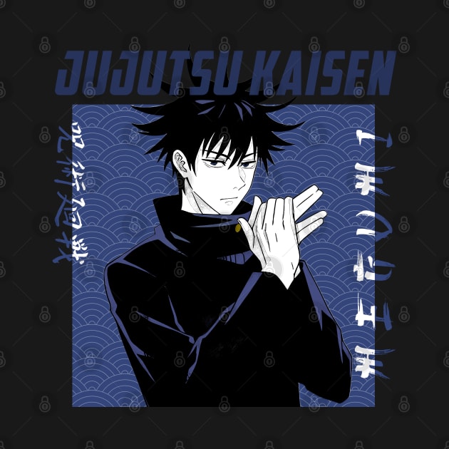 Jujutsu Kaisen: Megumi Fushiguro with Colored Background by InalZ