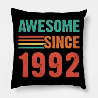 Vintage Awesome Since 1992 Pillow