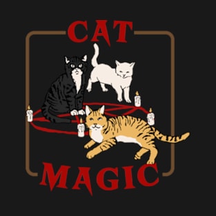 Vintage Cat Magic T-Shirt