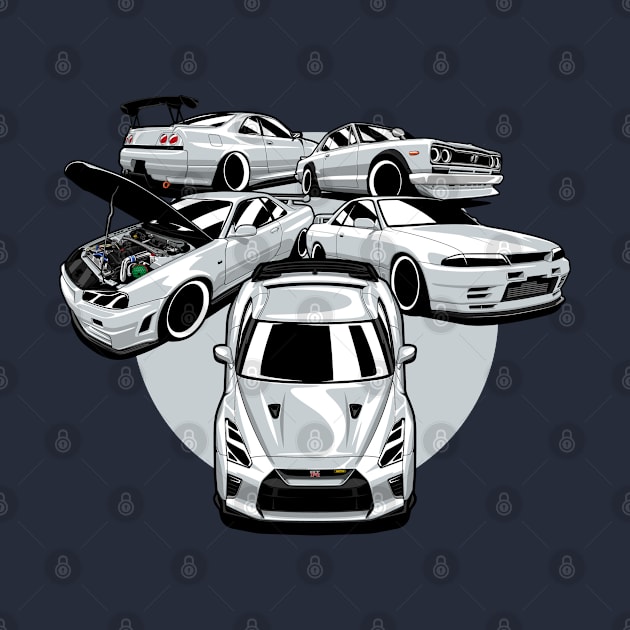 Silver GTR collection by KaroCars