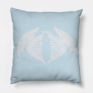 Light Grey Rattler Phalanx Pillow