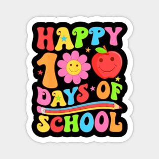 Happy 100Th Day Of School Teacher 100Days Of School Boy Girl Magnet