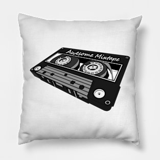 Awesome Mixtape Cassette Pillow