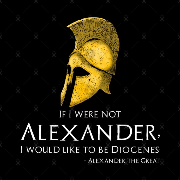 Ancient Classical Greek Alexander The Great To Diogenes by Styr Designs