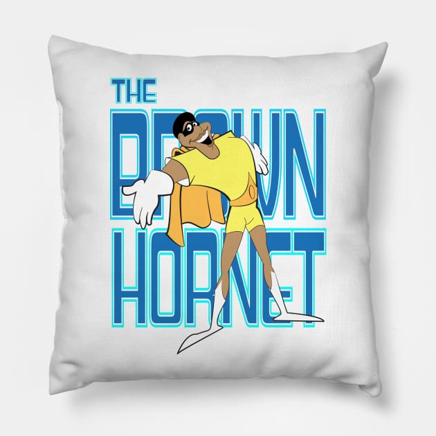 The Brown Hornet Pillow by G. Patrick Colvin