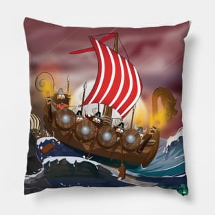 Viking Ship Pillow