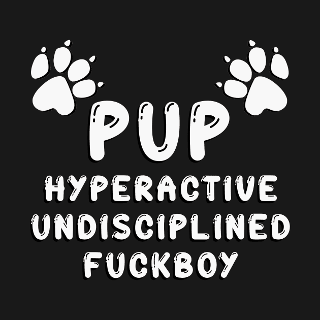 PUP - DEFINED BLACK & WHITE by DiaperedFancy