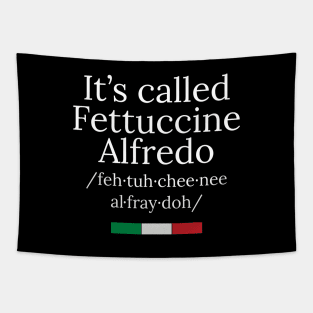 It's called Pasta Fettuccine Alfredo Tapestry