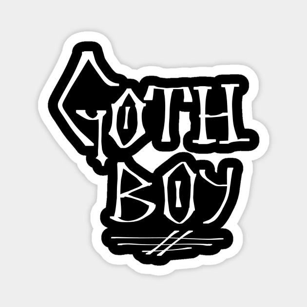 Goth Boy Magnet by TeeCupDesigns