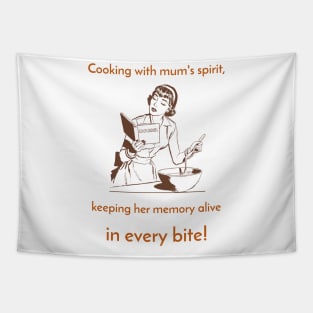 Cooking with Mum Tapestry