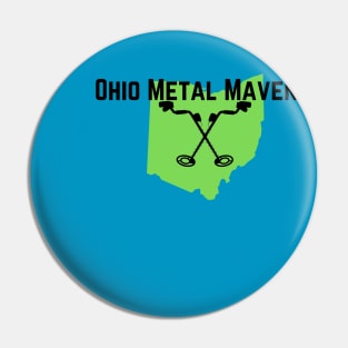 Ohio Metal Maven State Logo Pin
