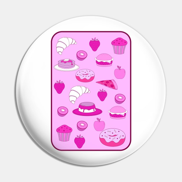 cute foodie Pin by BZART