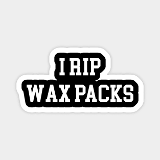 I Rip Wax Packs - White Lettering Magnet