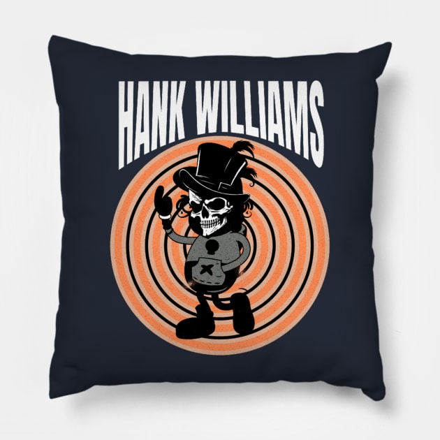 Hank Williams // Original Street Pillow by phsycstudioco