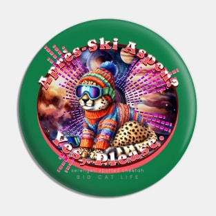 Apres-Ski Aspen Cosmic Beanie Fast Cheetah 72C Pin