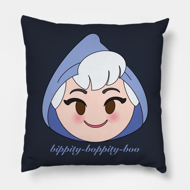 bippity-boppity-boo Pillow by BeckyDesigns