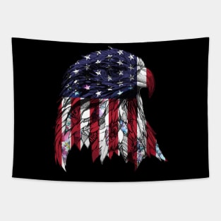 Eagle American Flag TShirt Cool Retro Vintage 4th July Tapestry