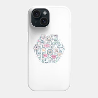 Wildflowers doodles Phone Case