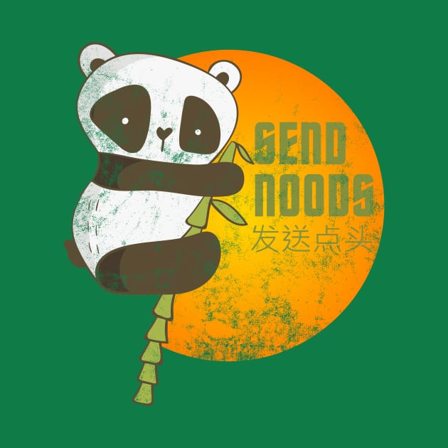 Send Noods Cute Panda by jdsoudry