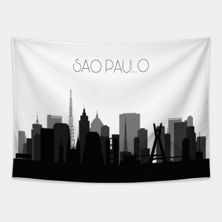 Sao Paulo Skyline Tapestry