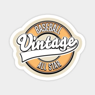 Baseball vintage All Star logo Magnet