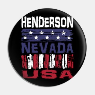 Henderson Nevada USA T-Shirt Pin