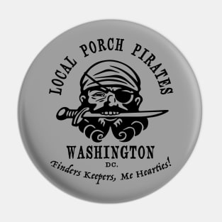 Porch Pirates. Washington Pin