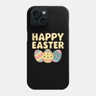 Happy Easter Day, Cute Colorful Egg Hunting Phone Case