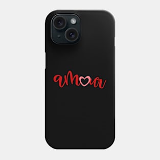 Amour for Valentines Day Couples Phone Case