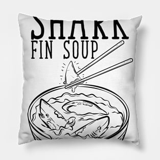 Say No To Shark Fin Soup Pillow