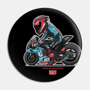 Fabio Quartararo 20 Toon Pin