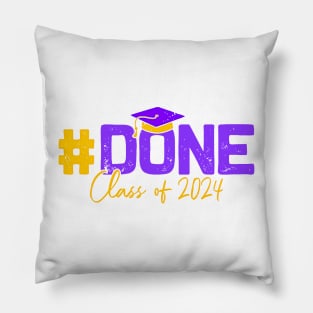 Class of 2024 , Graduation Gifts for Him Family Women Pillow